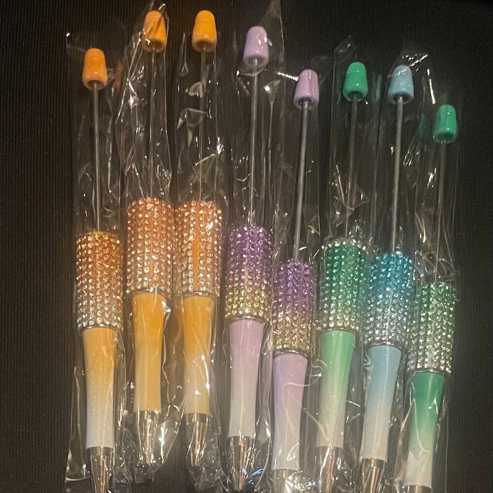 15-DIY RHINESTONE BEADED PEN